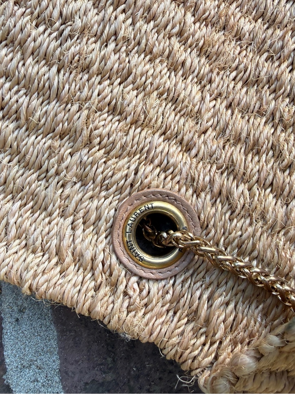 YSL Saint Laurent Raffia Bag - Picture 9 of 12